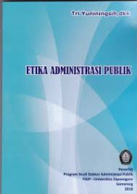 Image of Etika Administrasi Publik