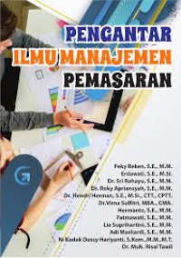 Image of Pengantar Ilmu Manajemen Pemasaran